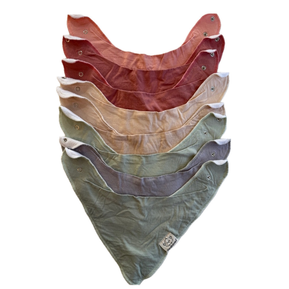 Unisex Baby KeaBabies Bibs One Size Multicolor set of 8